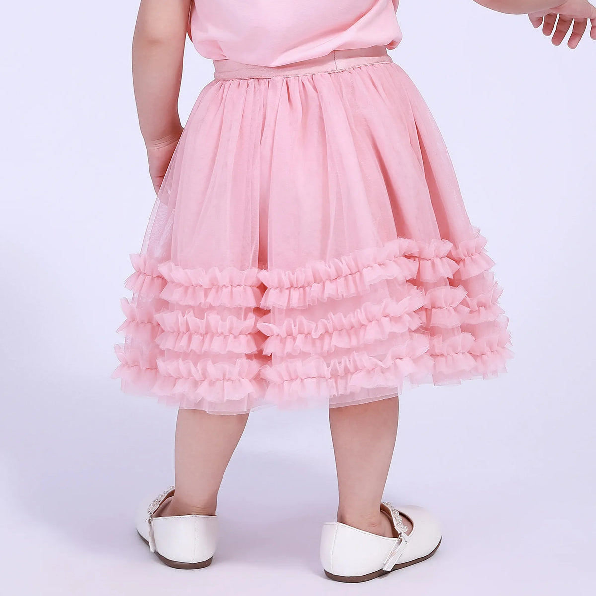 Puffy Street Look Skirt For Baby Girl