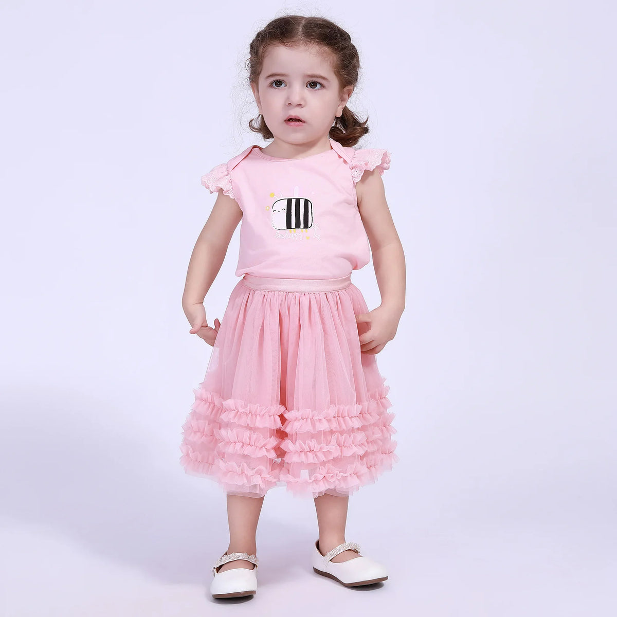 Puffy Street Look Skirt For Baby Girl