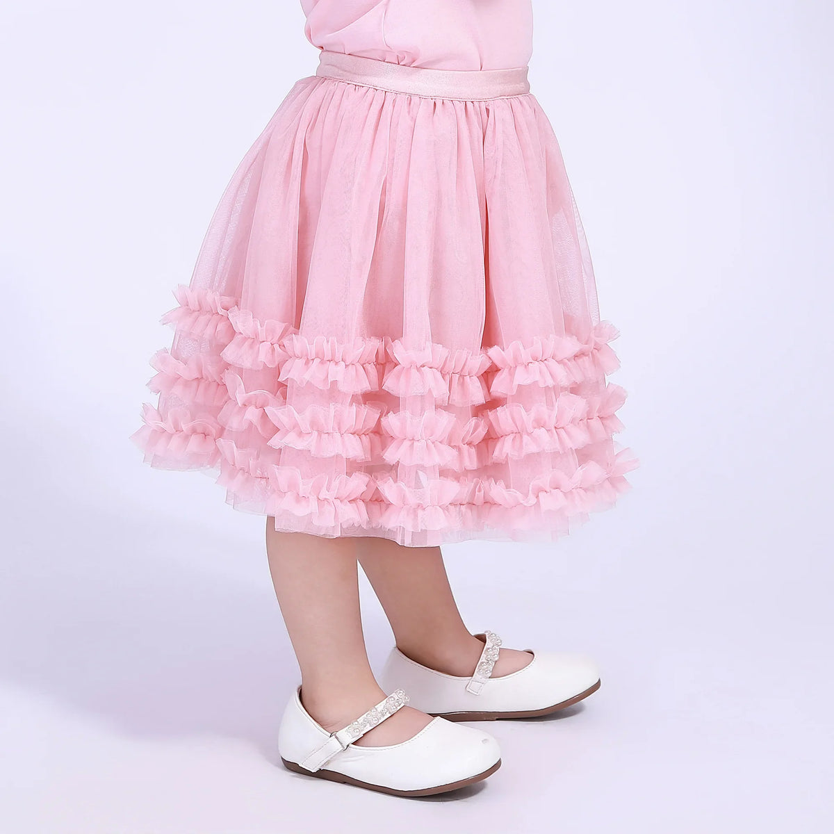 Puffy Street Look Skirt For Baby Girl