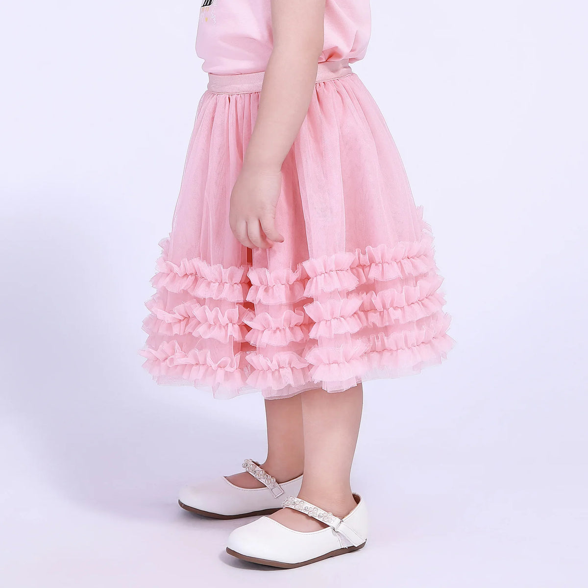 Puffy Street Look Skirt For Baby Girl