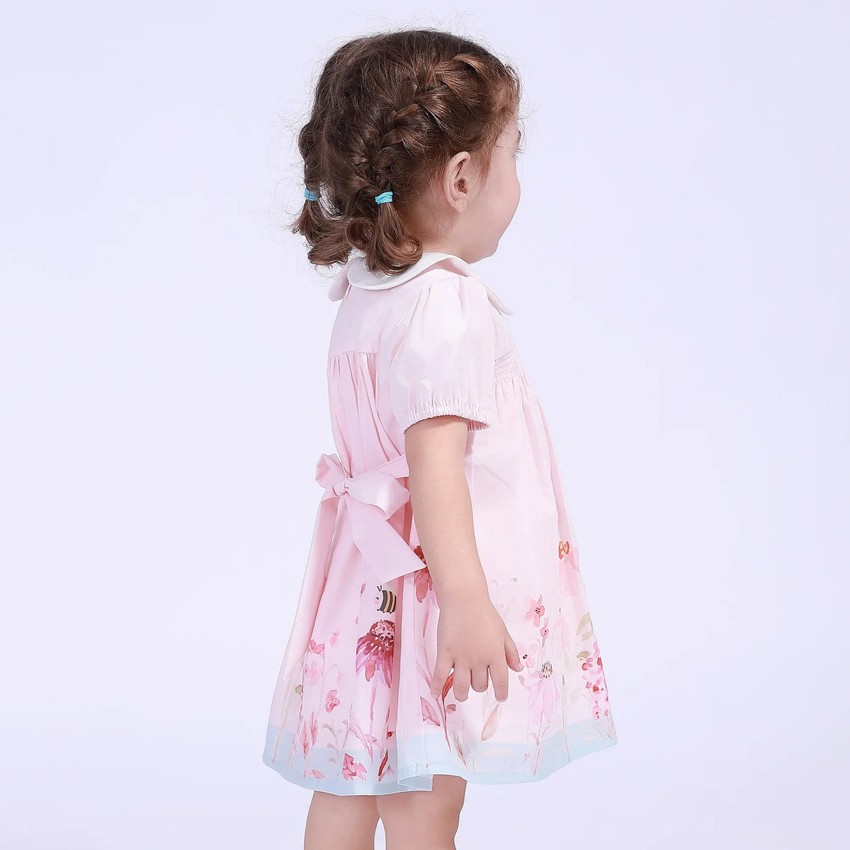 Floral Street Look Dress For Baby Girl