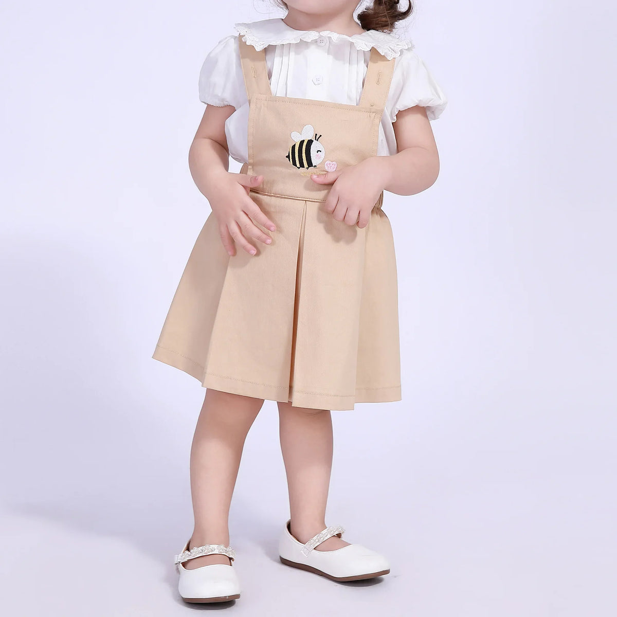 Embroidery Street Look Dress For Baby Girl