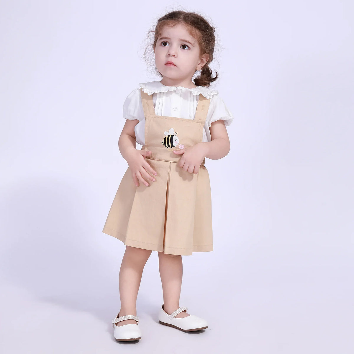 Embroidery Street Look Dress For Baby Girl