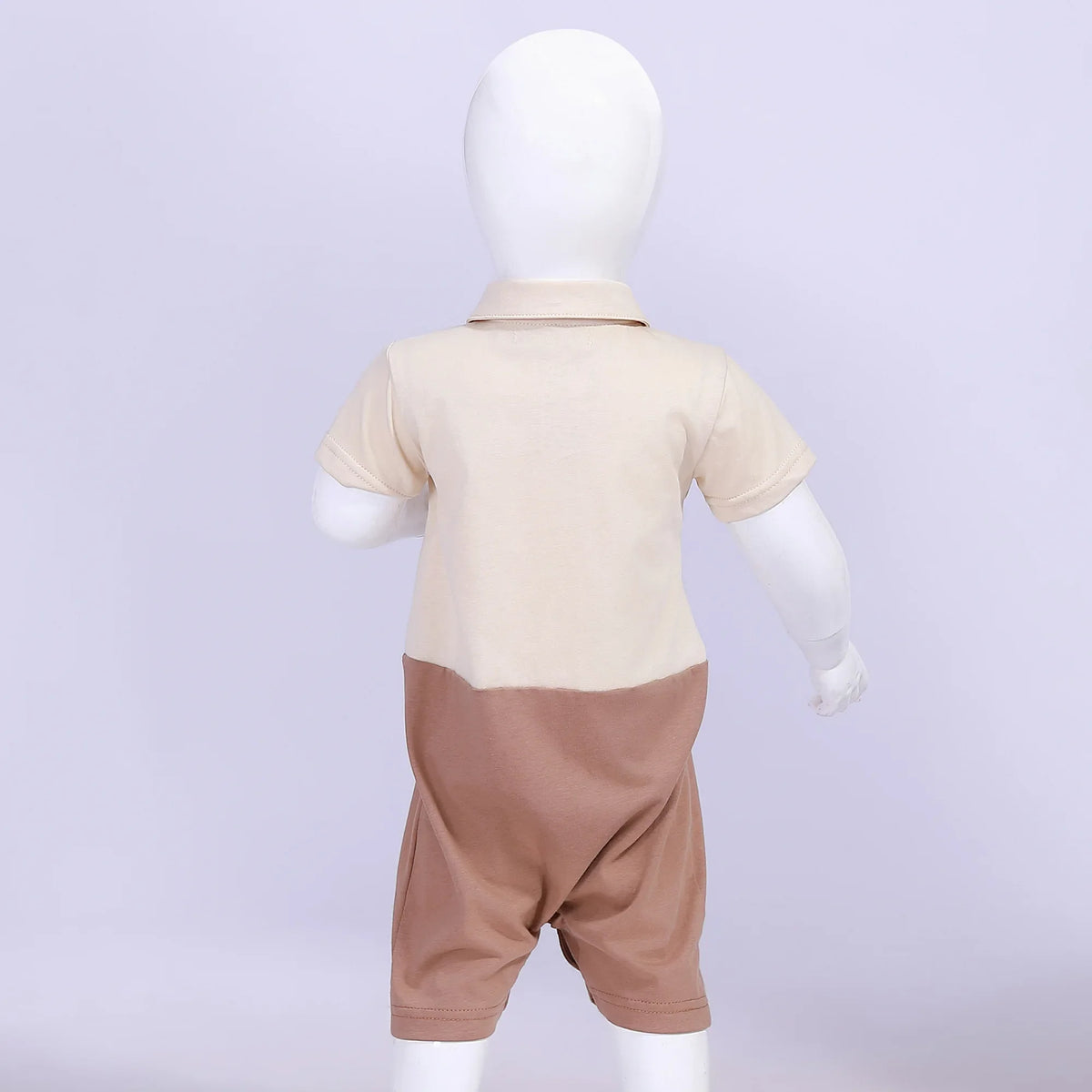 Embroidery Street Look Romper For Baby Boy