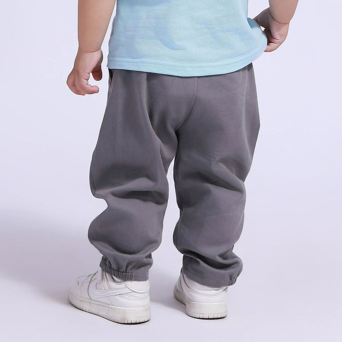 Ankle-Tied Street Look Pants For Baby Boy