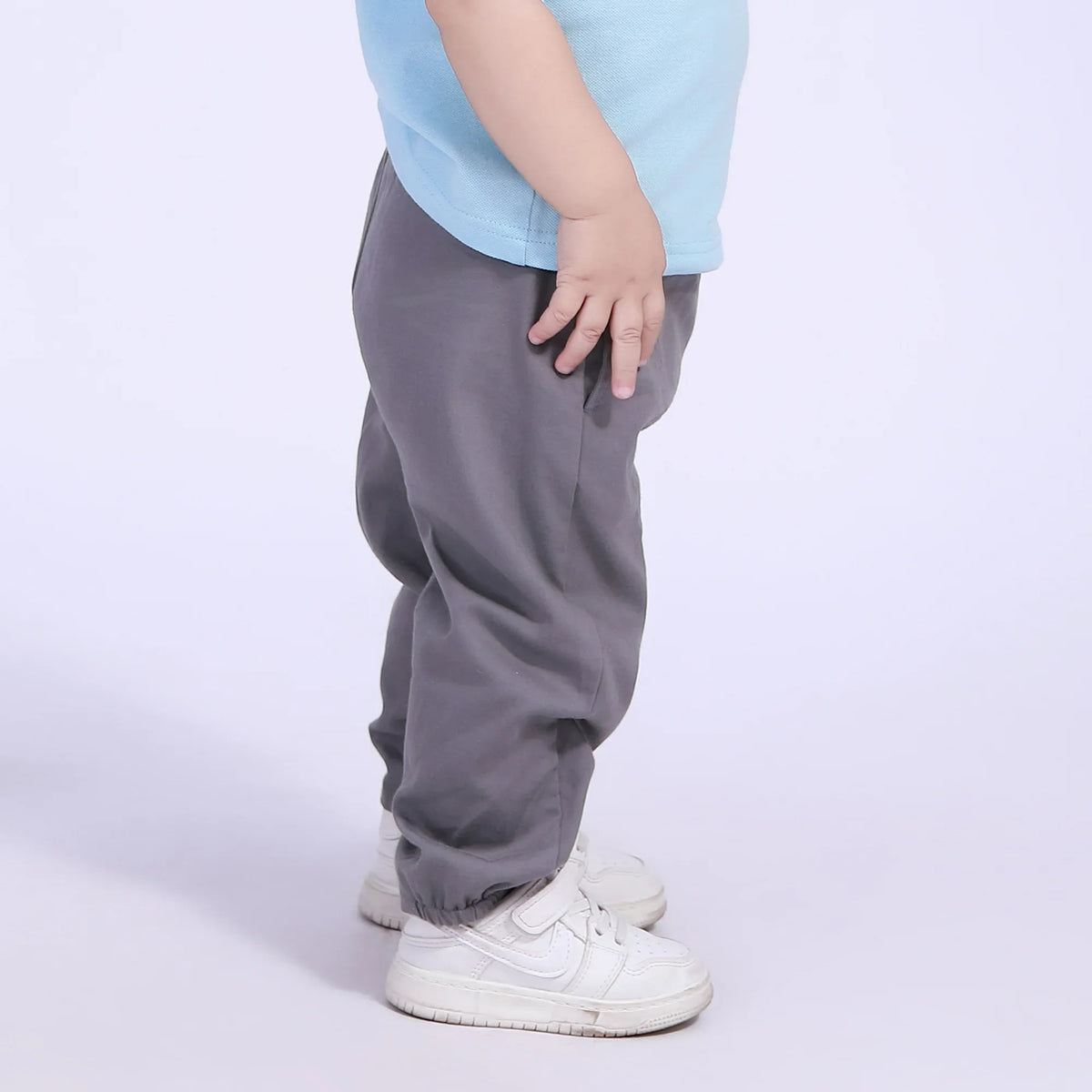 Ankle-Tied Street Look Pants For Baby Boy