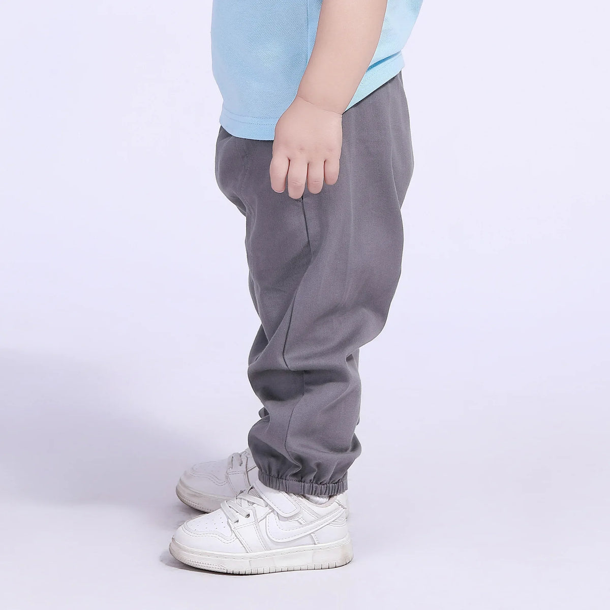 Ankle-Tied Street Look Pants For Baby Boy