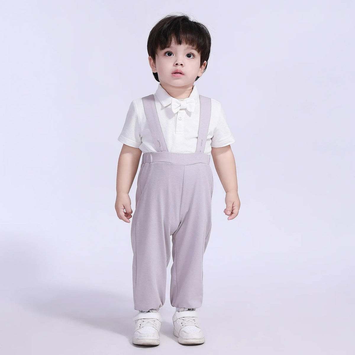 Ankle-Tied Street Look Pants For Baby Boy