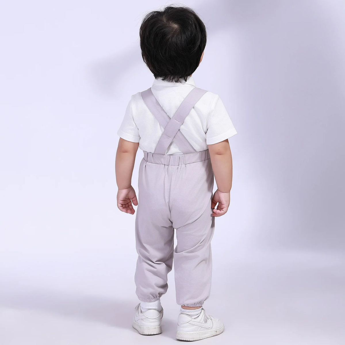 Ankle-Tied Street Look Pants For Baby Boy