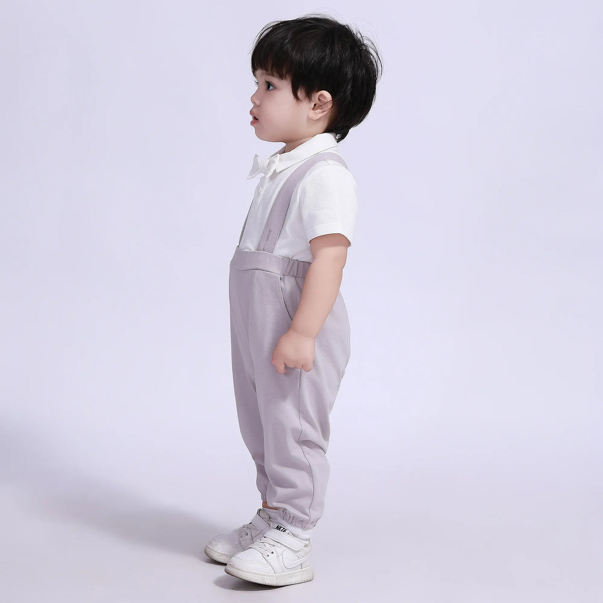 Ankle-Tied Street Look Pants For Baby Boy