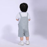 Plain Street Look Overalls For Baby Boy Image