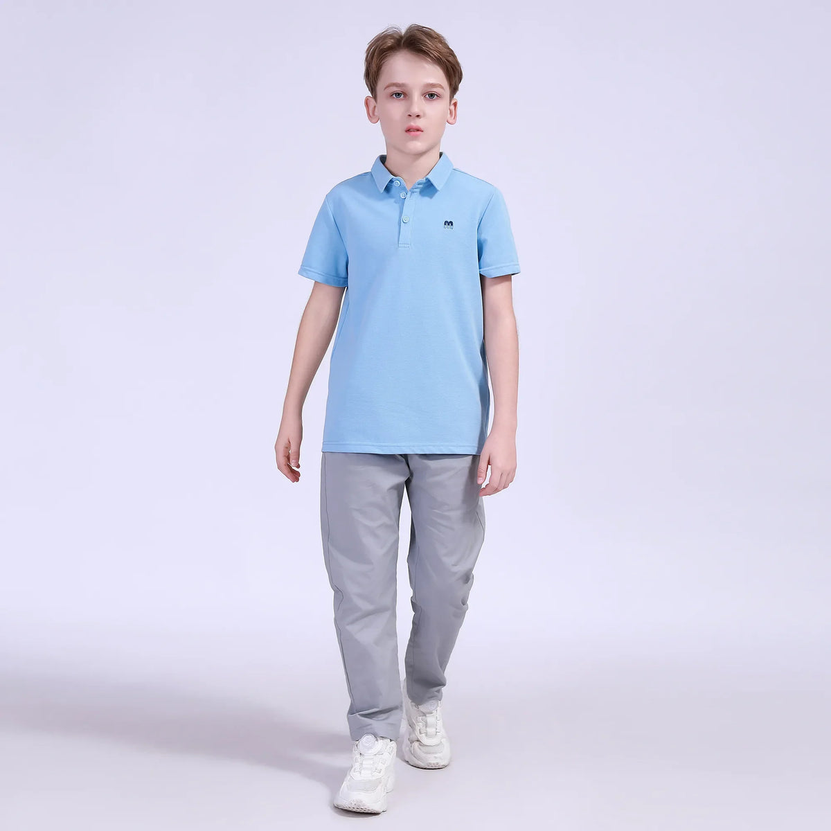 Embroidery Street Look Polo Shirt For Boys Image