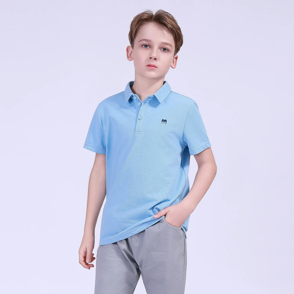 Embroidery Street Look Polo Shirt For Boys Image