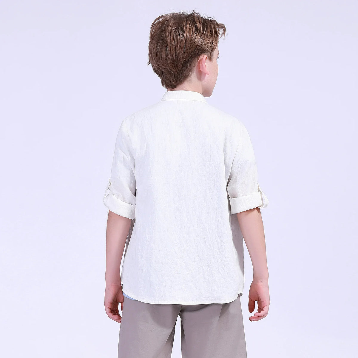 Plain Street Look Shirt For Boys Image