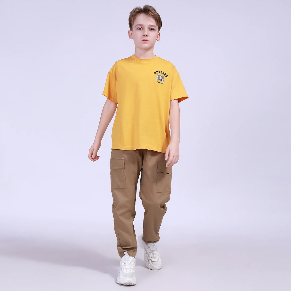 Printed Street Look T.Shirt For Boys Image