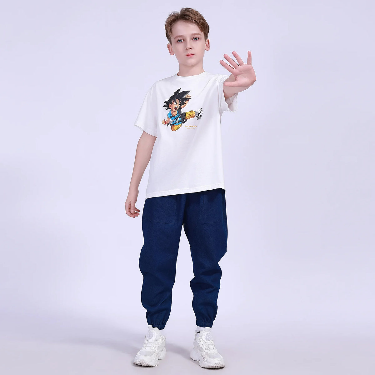 Printed Street Look T.Shirt For Boys Image