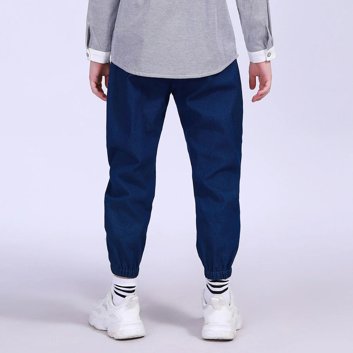 Ankle-Tied Street Look Pants For Boys