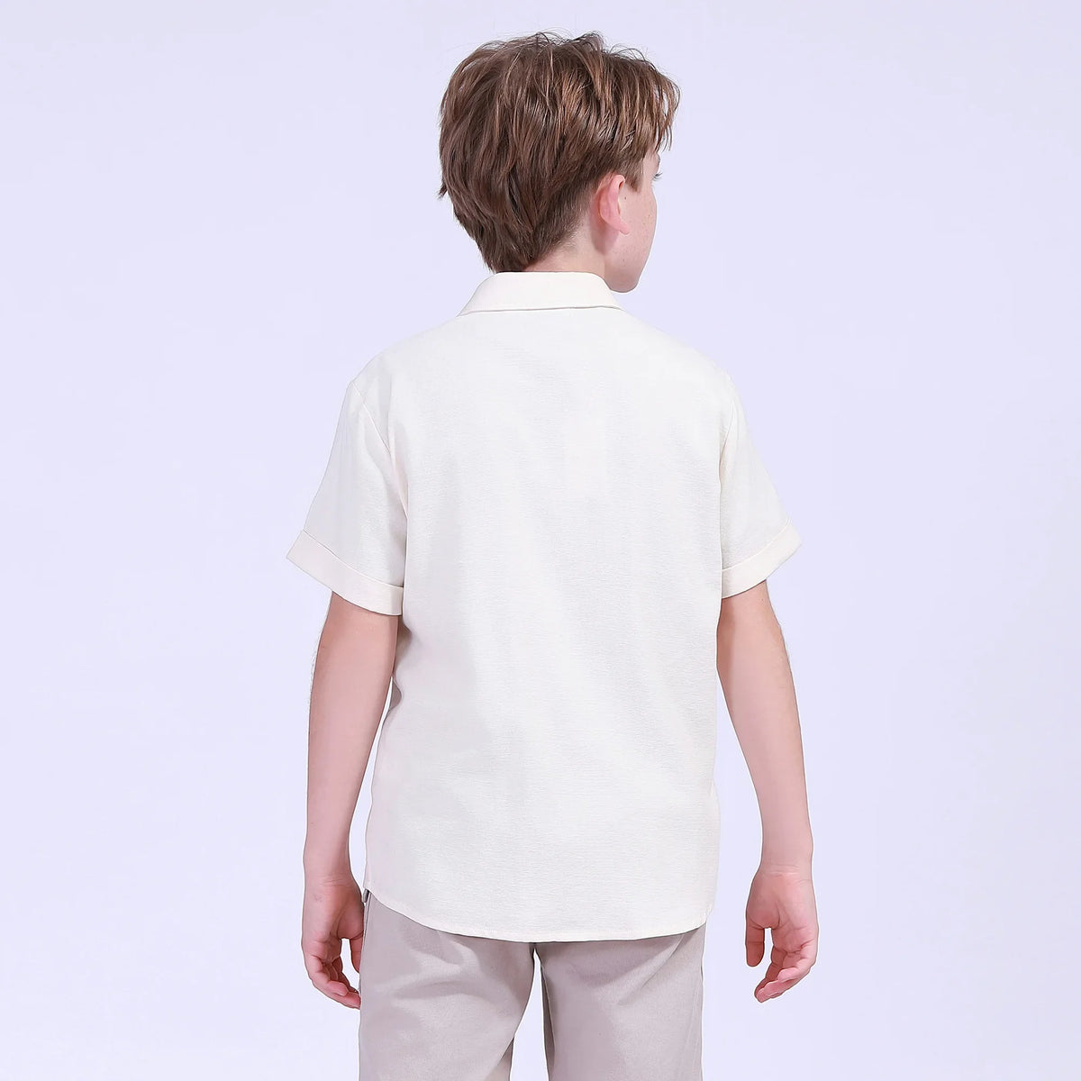 Plain Street Look Shirt For Boys Image