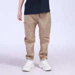 Khaki Ordinary Street Look Pants For Boys Image