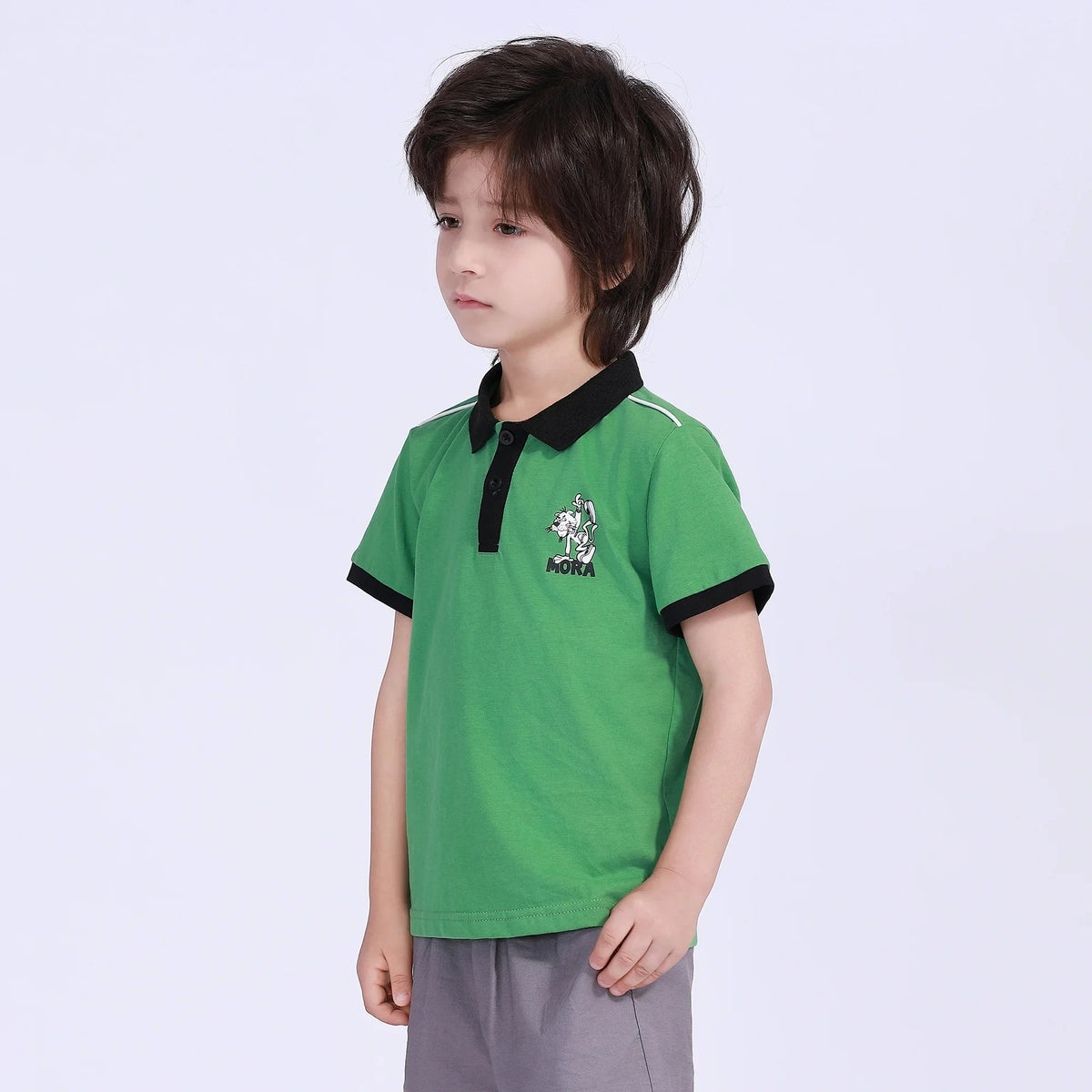 Printed Street Look Polo Shirt For Boys Image