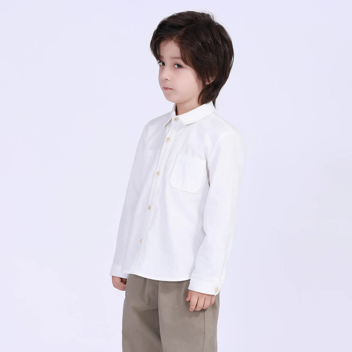 Plain Street Look Shirt For Boys Image