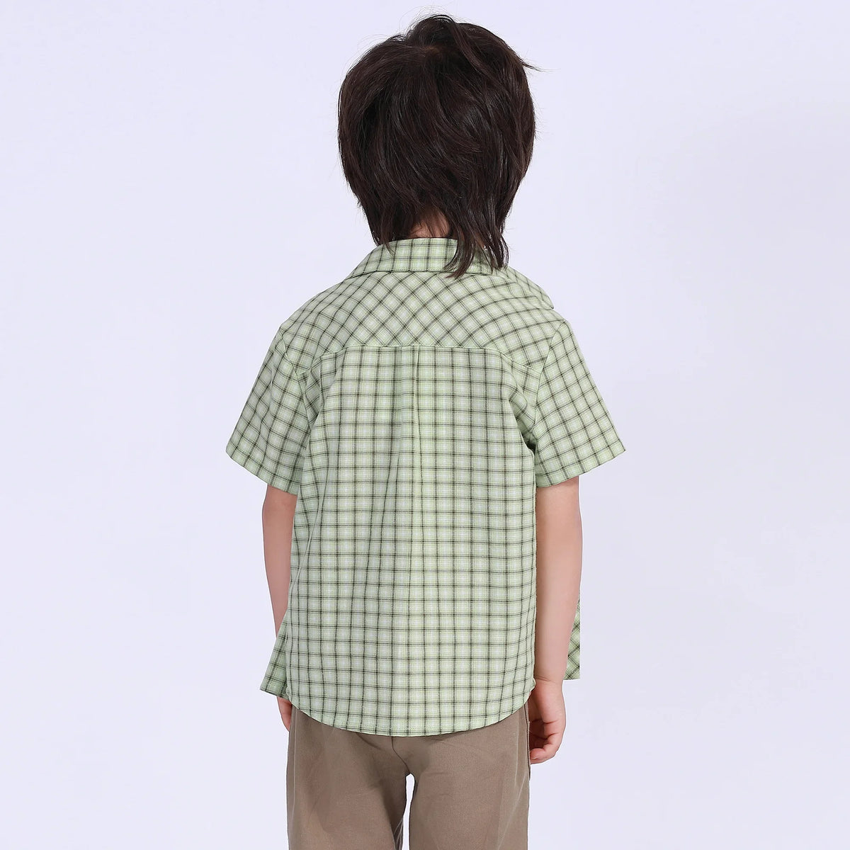 Checked Street Look Shirt For Boys Image