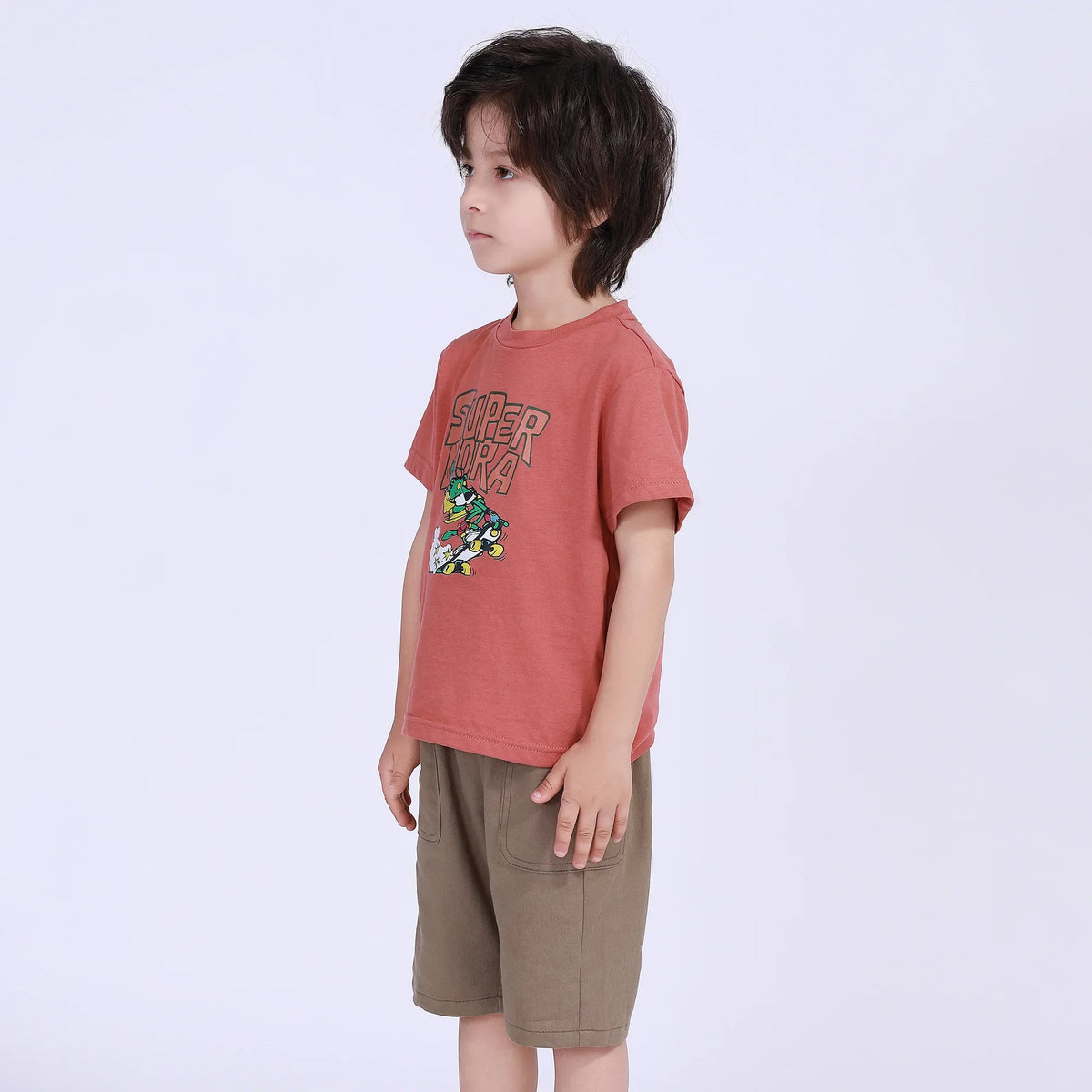 Printed Street Look T.Shirt For Boys Image