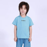 Blue Printed Street Look T.Shirt For Boys Image