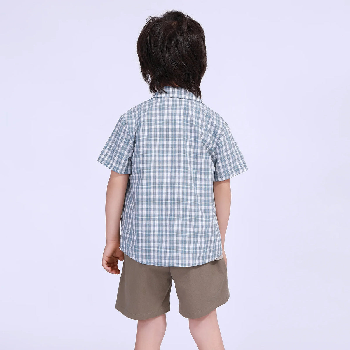 Checked Street Look Shirt For Boys Image