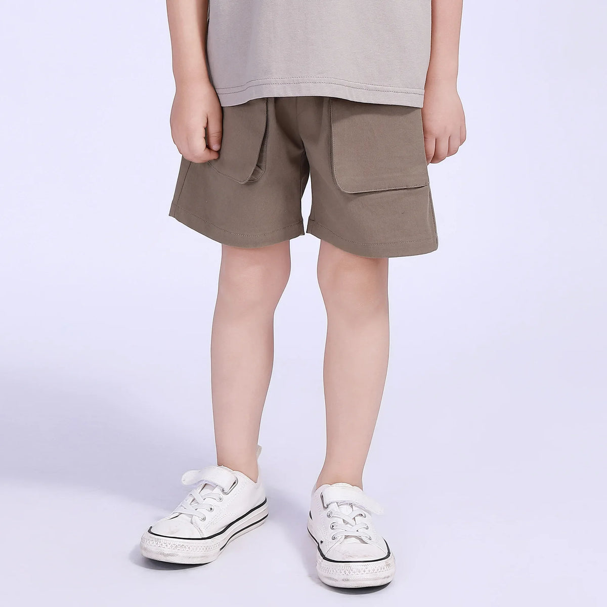 Ordinary Street Look Shorts For Boys Grass Green Image