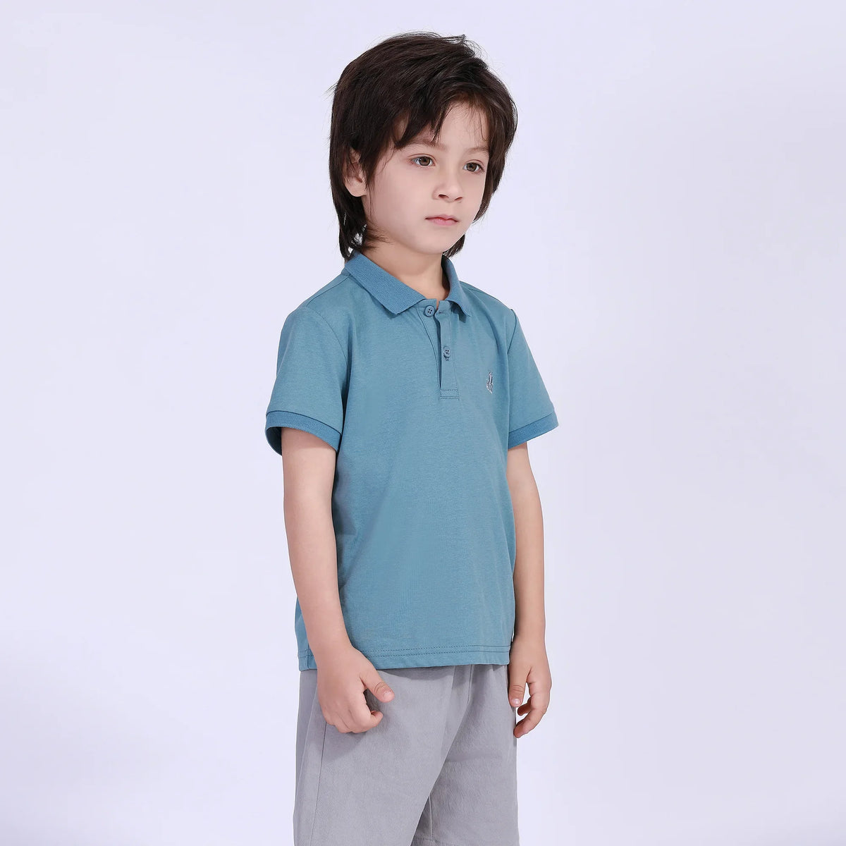 Embroidery Street Look Polo Shirt For Boys Image