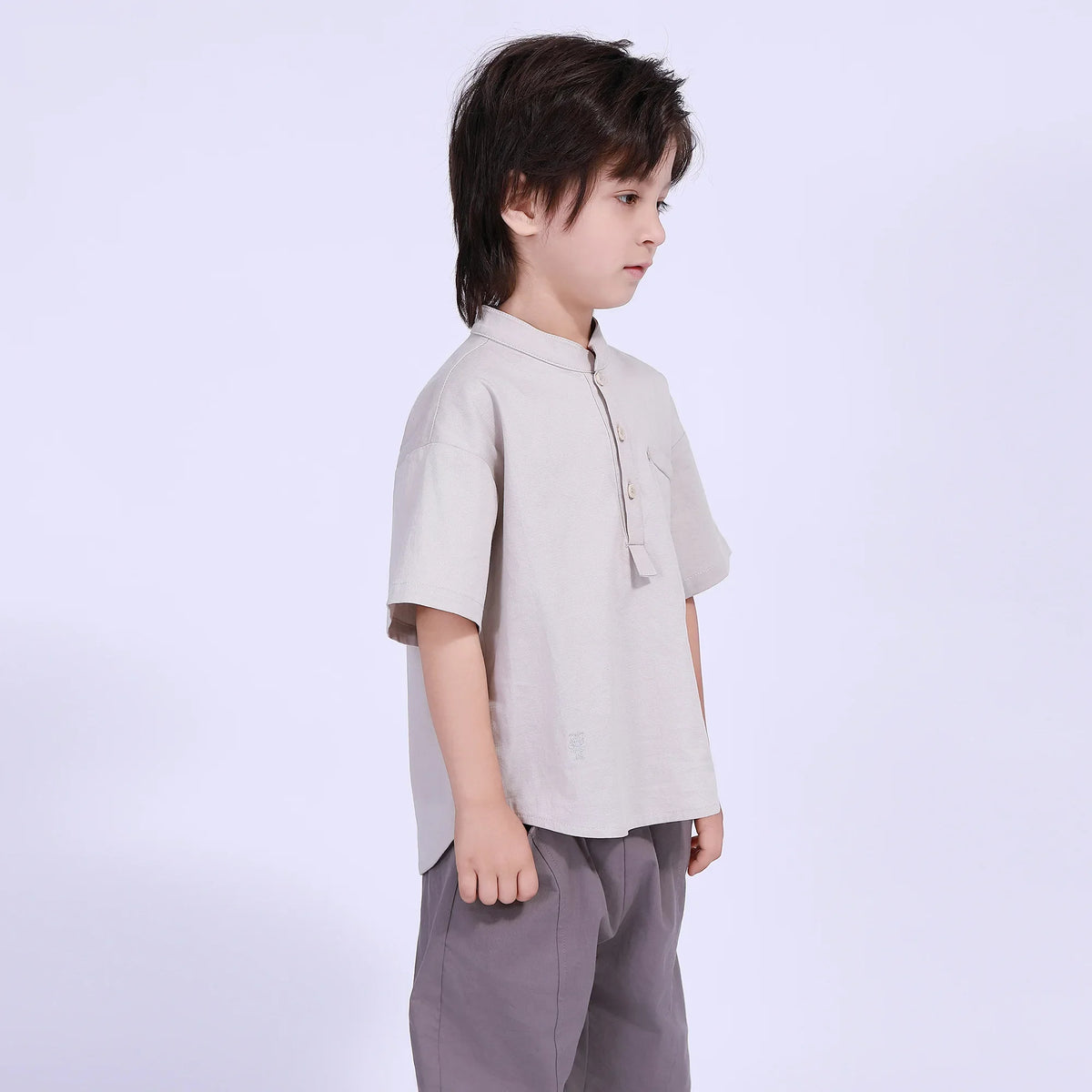 Embroidery Street Look Blouse For Boys Image