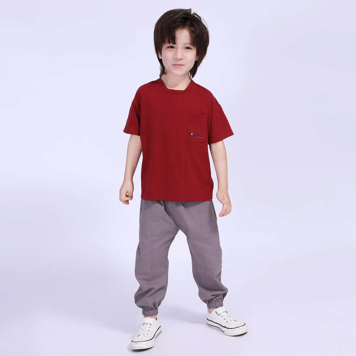 Embroidery Street Look T.Shirt For Boys Image