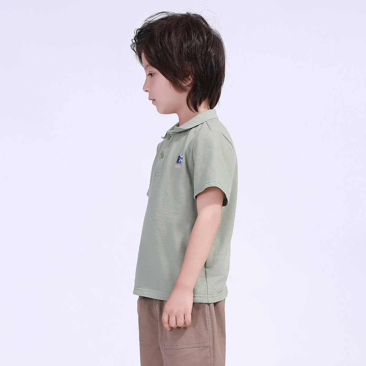 Embroidery Street Look Polo Shirt For Boys Image