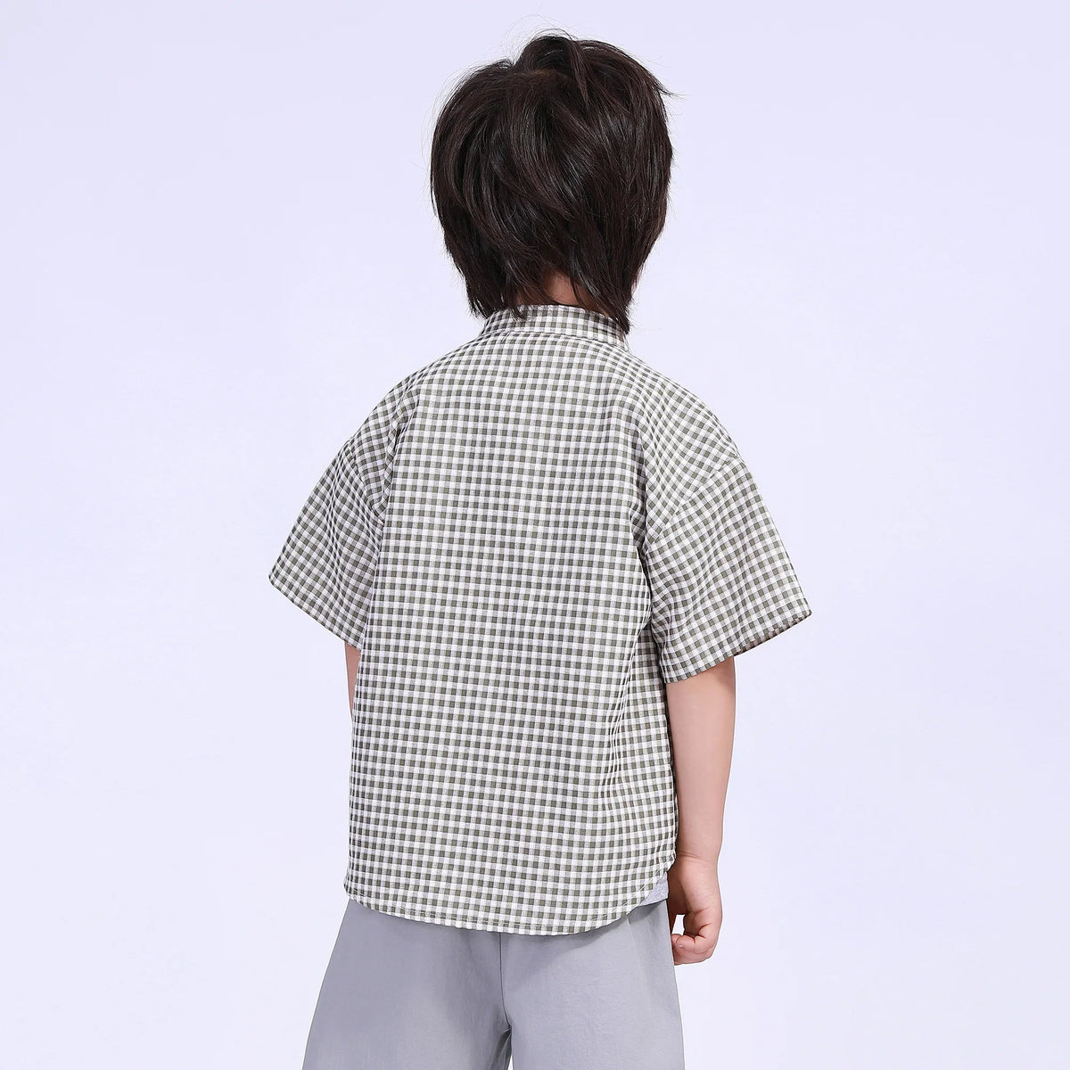 Checked Street Look Shirt For Boys Image