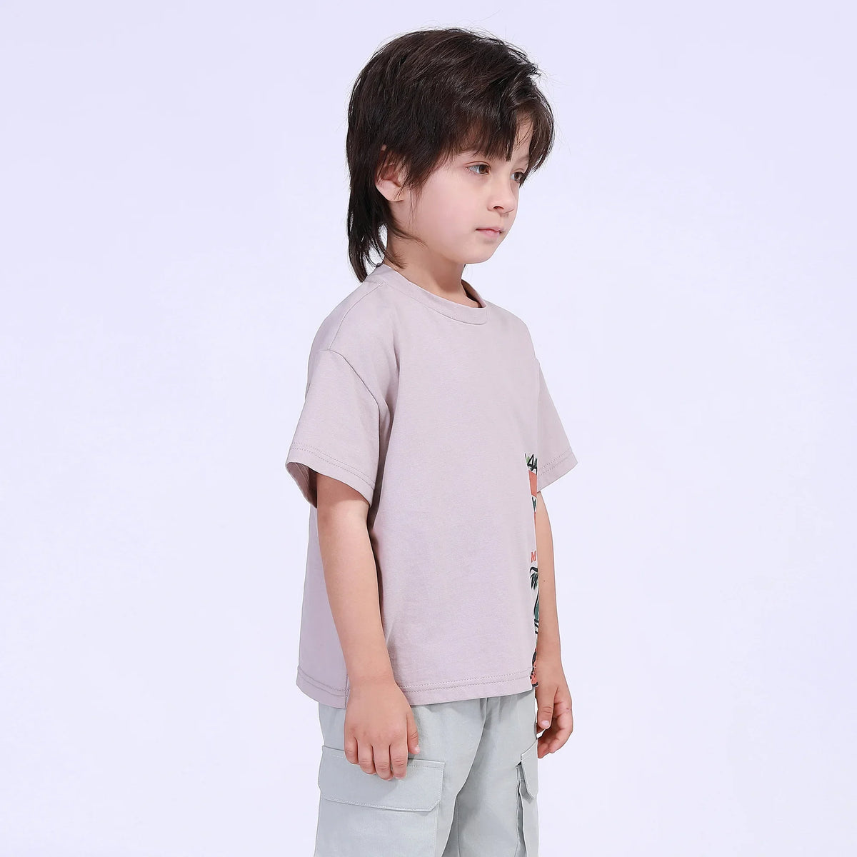 Printed Street Look T.Shirt For Boys Image