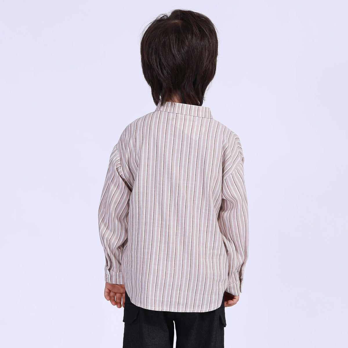 Striped Street Look Blouse For Boys Image