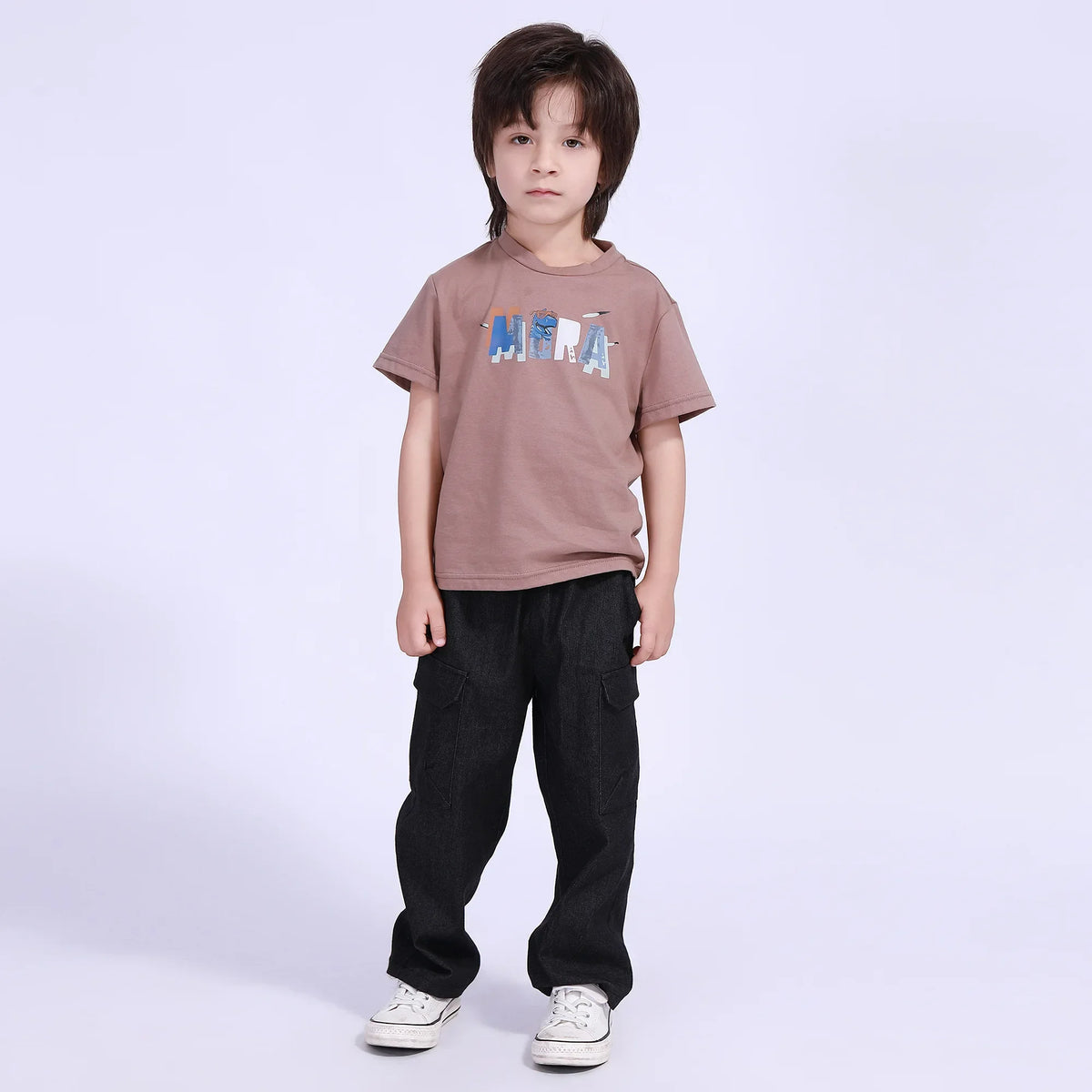 Printed Street Look T.Shirt For Boys Image