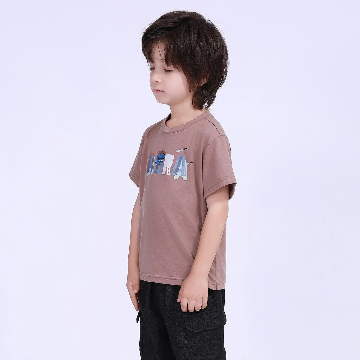 Printed Street Look T.Shirt For Boys Image