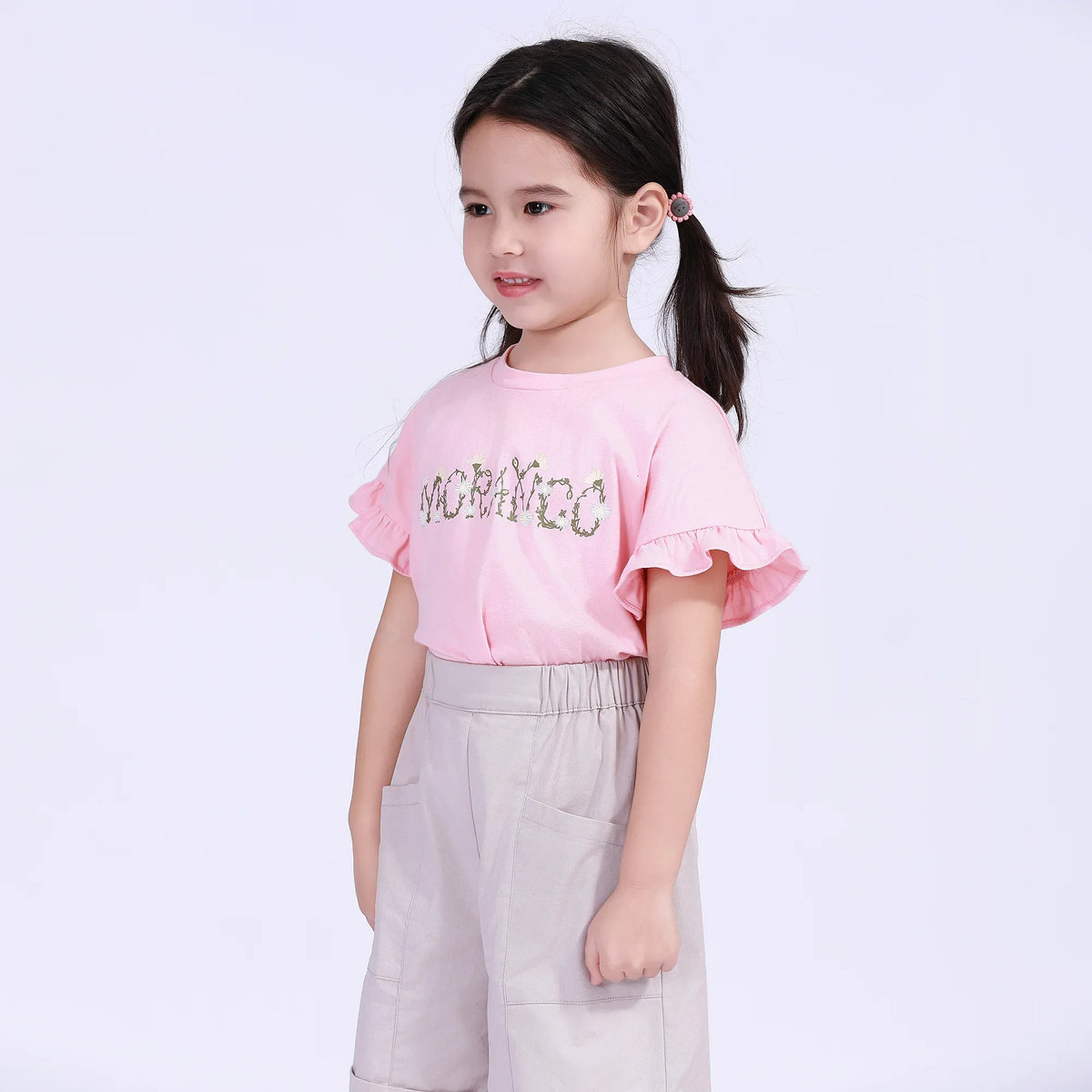 Floral Street Look T.Shirt For Girls