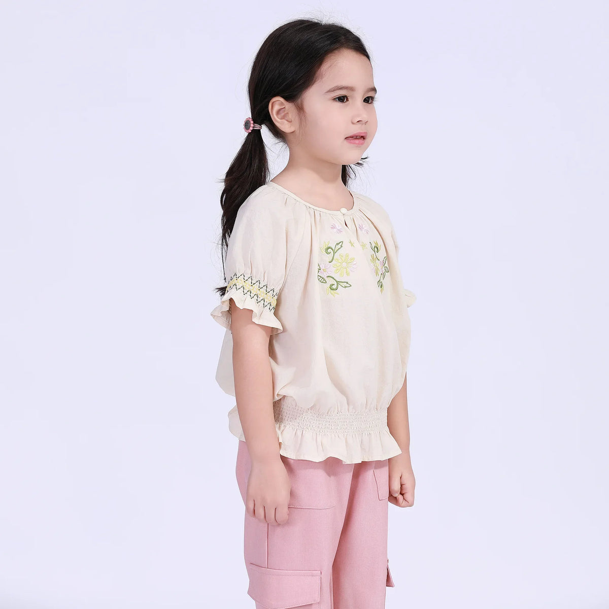 Floral Street Look Blouse For Girls Image