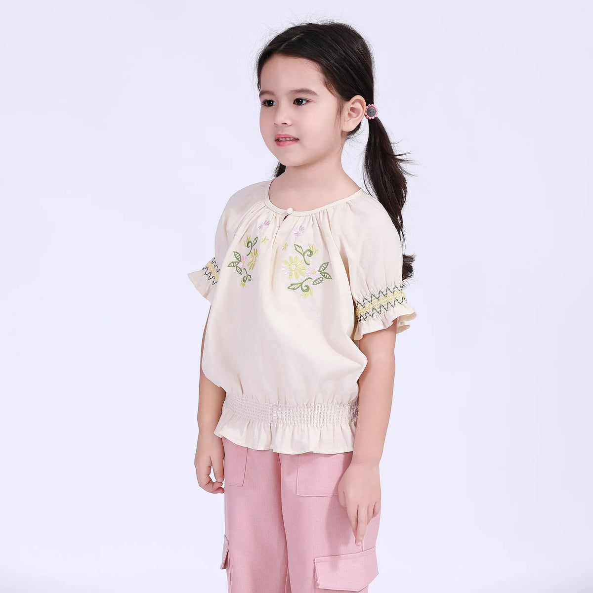 Floral Street Look Blouse For Girls Image