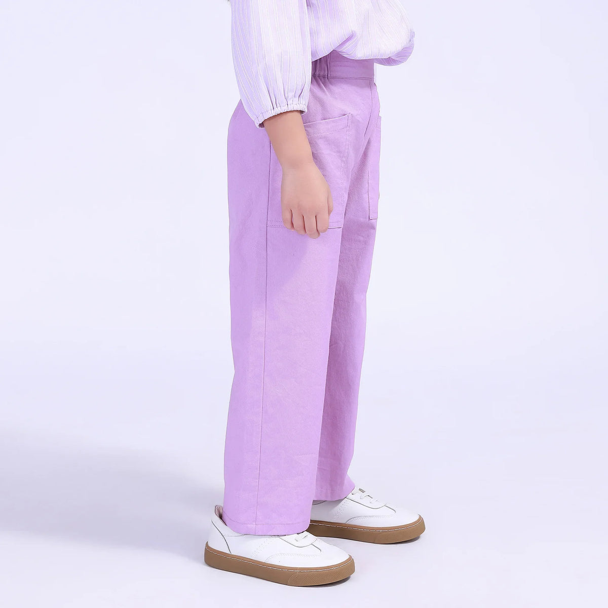 Straight-Leg Street Look Pants For Girls Image