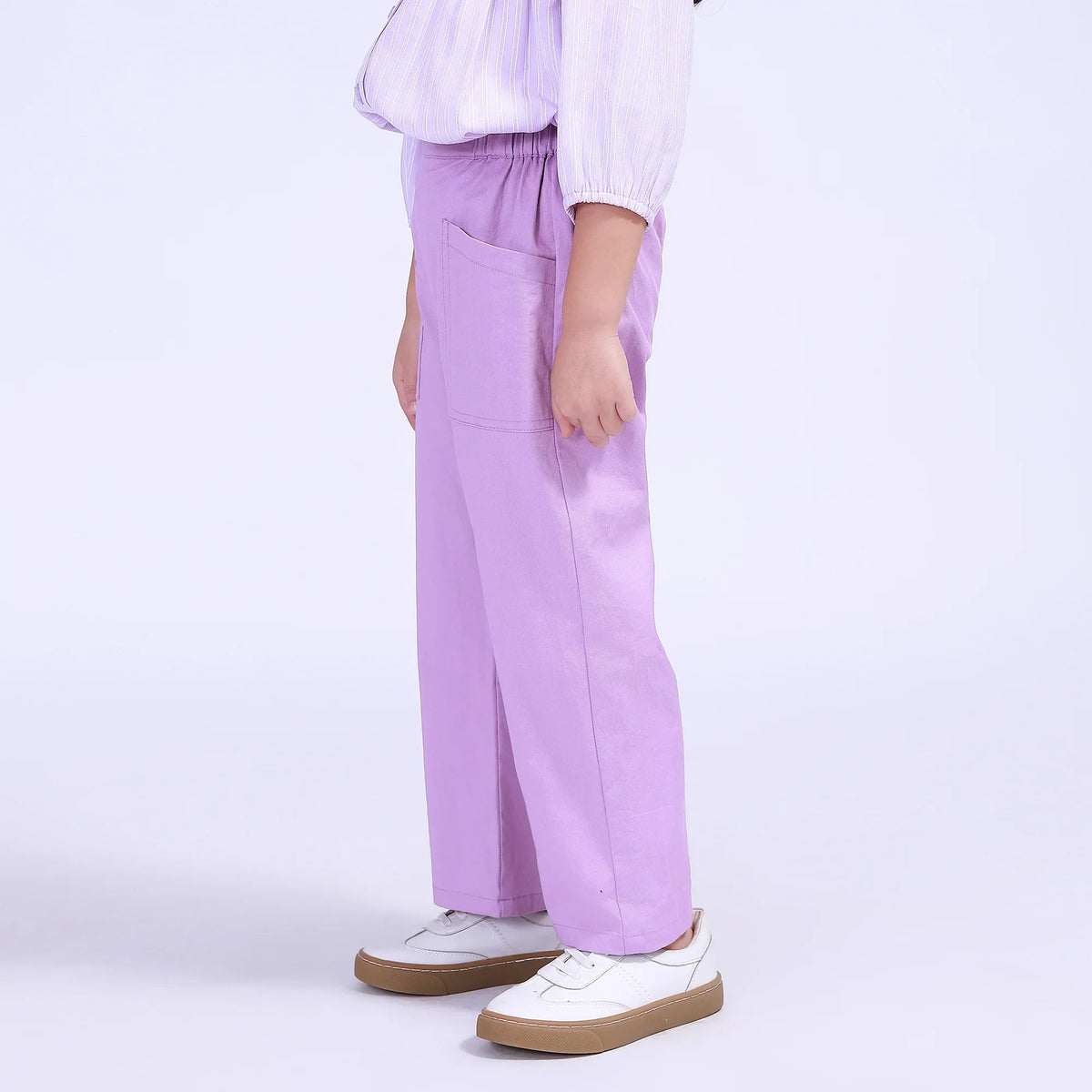 Straight-Leg Street Look Pants For Girls Image