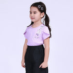 Floral Street Look T.Shirt For Girls Image