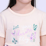 Floral Street Look T.Shirt For Girls Image