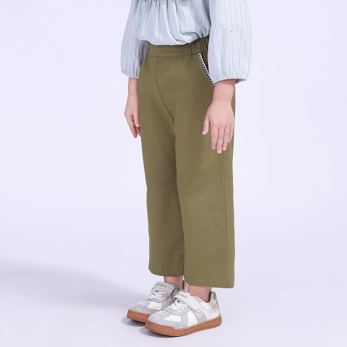 Straight-Leg Street Look Pants For Girls Image