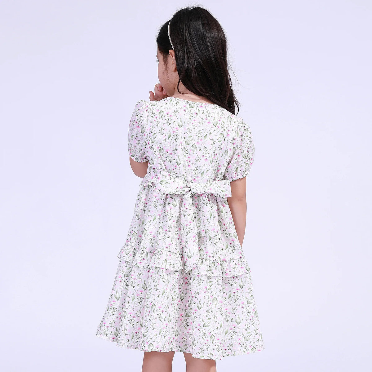 Floral Street Look Dress For Girls Image