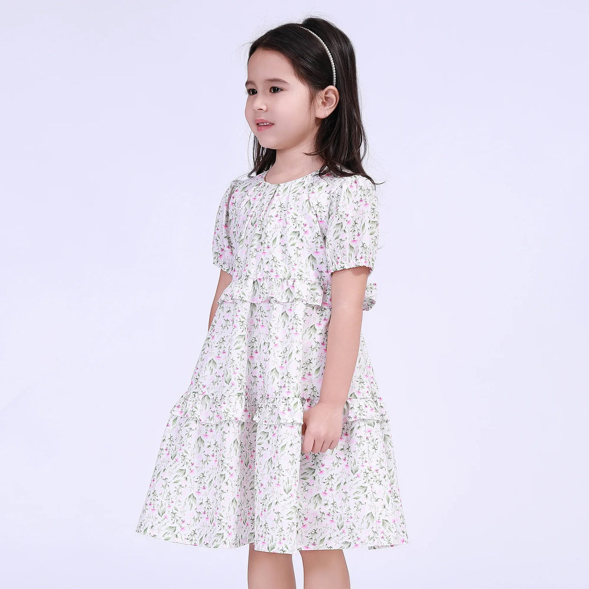 Floral Street Look Dress For Girls Image