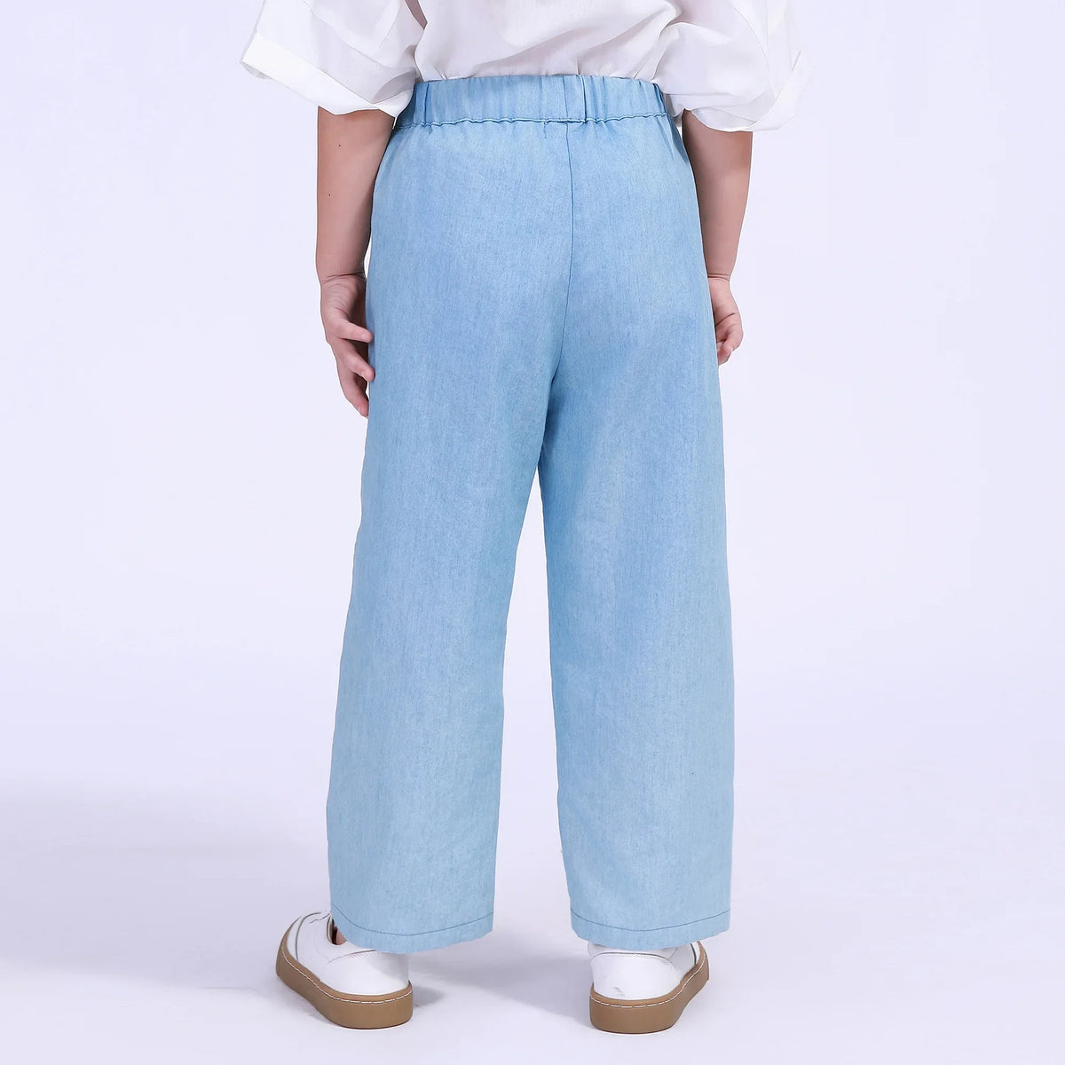 Straight-Leg Street Look Pants For Girls Image